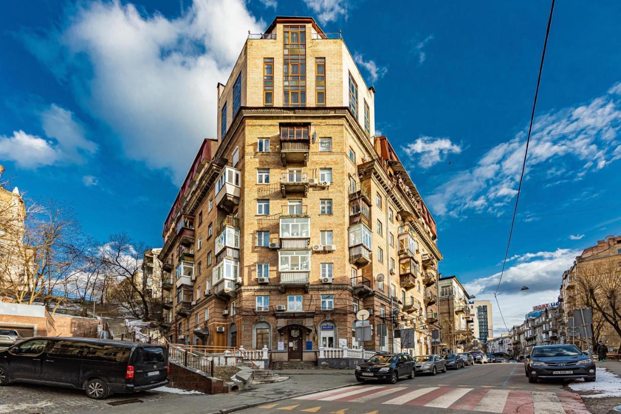 2К Квартира На Дарвіна, Бессарабка Kijev Kültér fotó